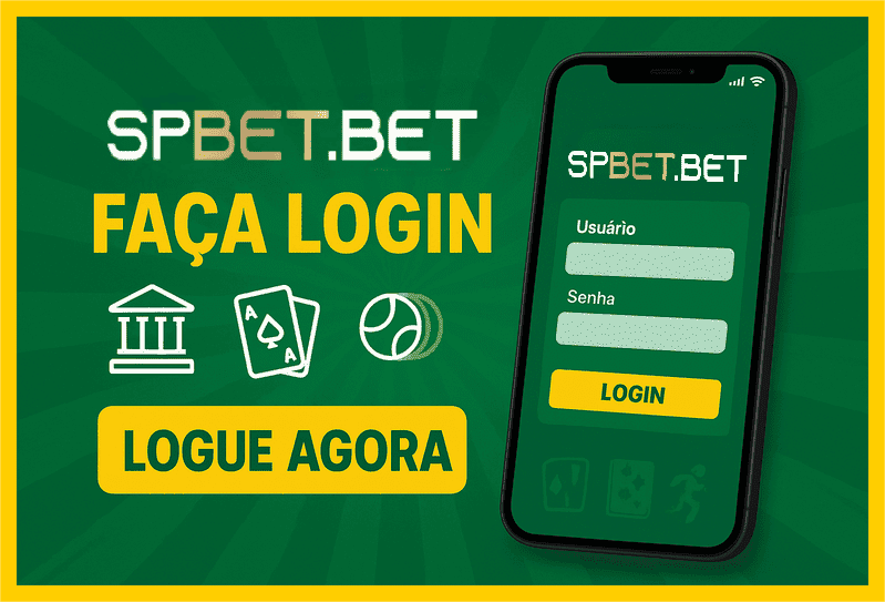 Imagem destacando login seguro na SPBET para novos usuários